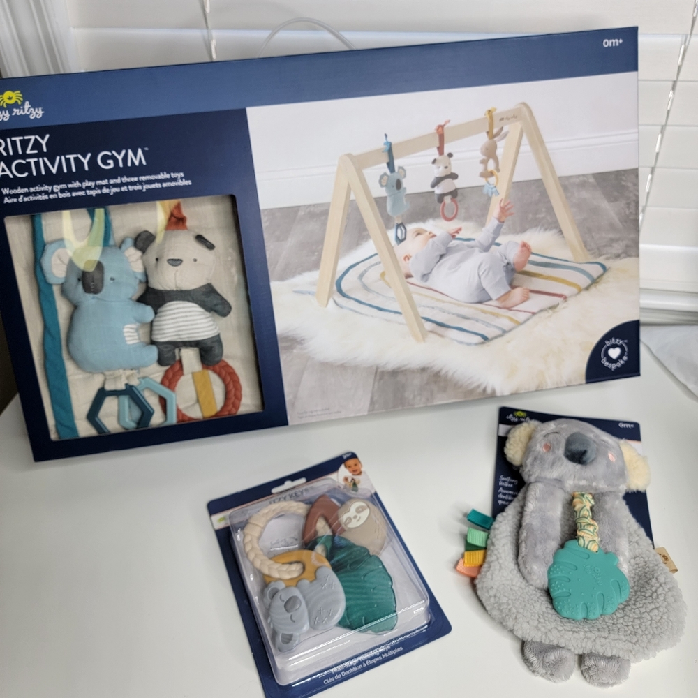 NWT Koala Itzy Ritzy Toy Bundle / Baby Shower Gift Set